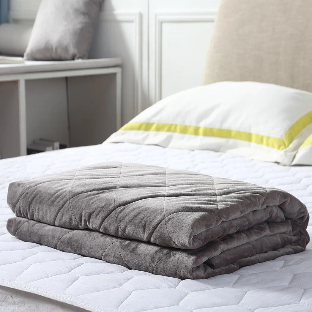 Winston Weighted Soft Blanket 7KG Anti-Anxiety Gravity - Grey
